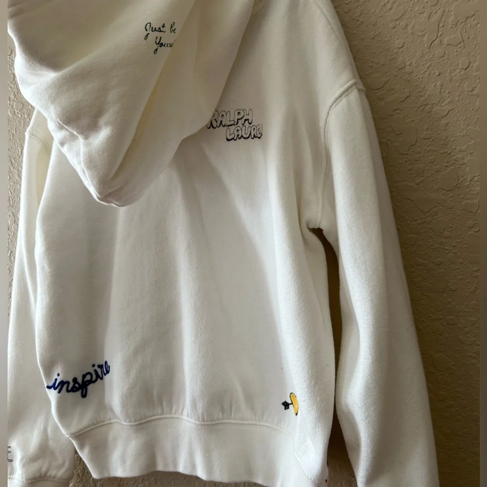 Polo by Ralph Lauren Embroidered Hoodie for girls Size( L 12-14) - Picture 6 of 7